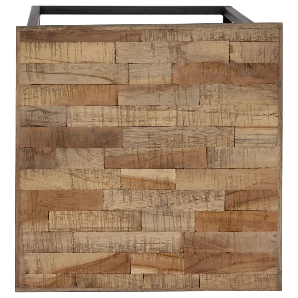 3 Piece Plant Table Set Reclaimed Teak - Bargainia.com - 