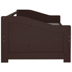 3 - Seater Day Bed without Mattress Dark Brown 90x200cm - Bargainia.com - 