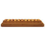 3 - Tier Folding Shelf Brown 70x31x63 cm Solid Wood Acacia - Bargainia.com - 