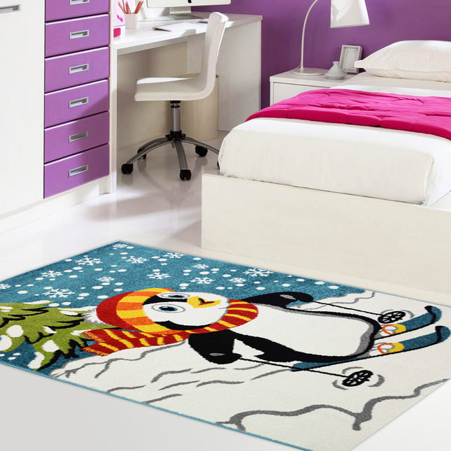 Florida Penguin Kids Rug