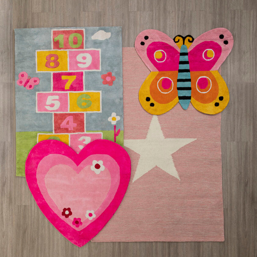 Kids Butterfly Rug