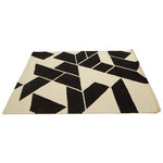 Bosie Milana Small Black and White Geometric Rug