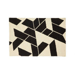 Bosie Milana Small Black and White Geometric Rug