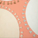 Kids Blue Round Rug with Tassels