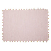 Kids Rectangular Pink Rug