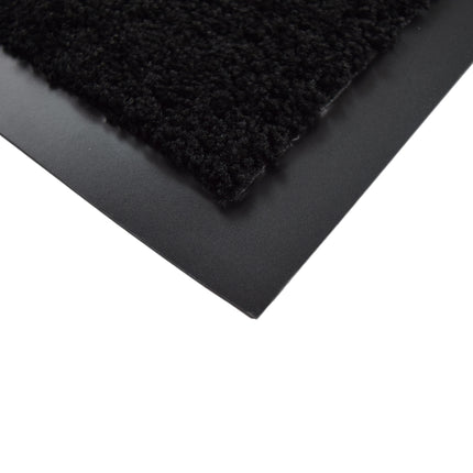 Black Twister Non-Slip Heavy Duty PVC Barrier Door Mat - Assorted Sizes-Bargainia.com