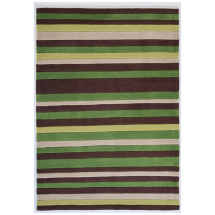 Green Stripes Rug - Missouri