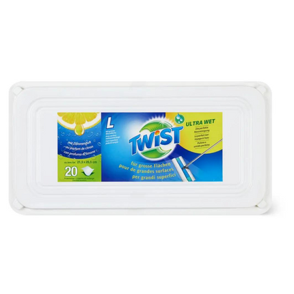 Twist Floor Cleaning Quick Mop Dry or Wet System Starter Kits - Large, X Large, Refill Pads-7613205274287-Bargainia.com