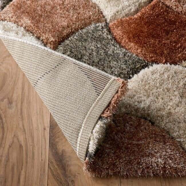 3D Carved Rug Geometric Design - Bargainia.com - 5026134637078 - 3DSCLP_TERRAC_80X150