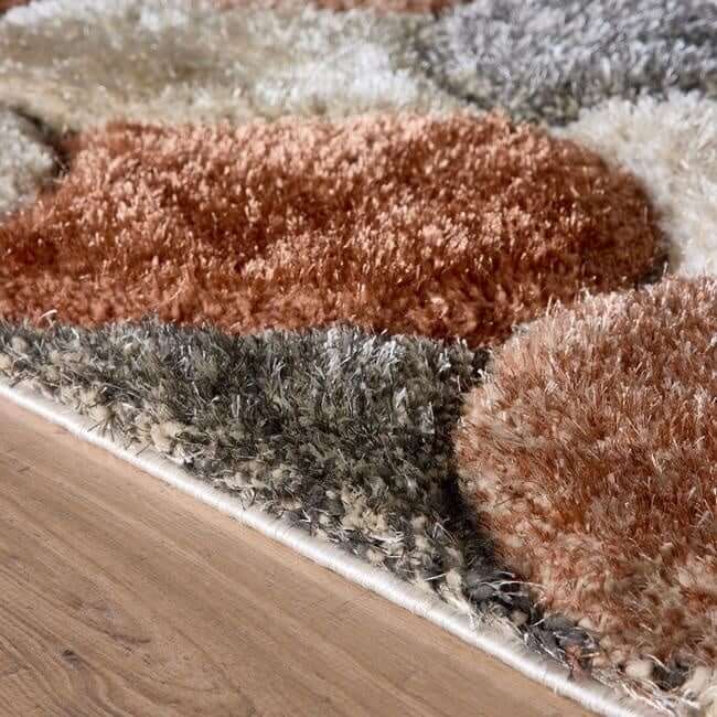 3D Carved Rug Geometric Design - Bargainia.com - 5026134637078 - 3DSCLP_TERRAC_80X150