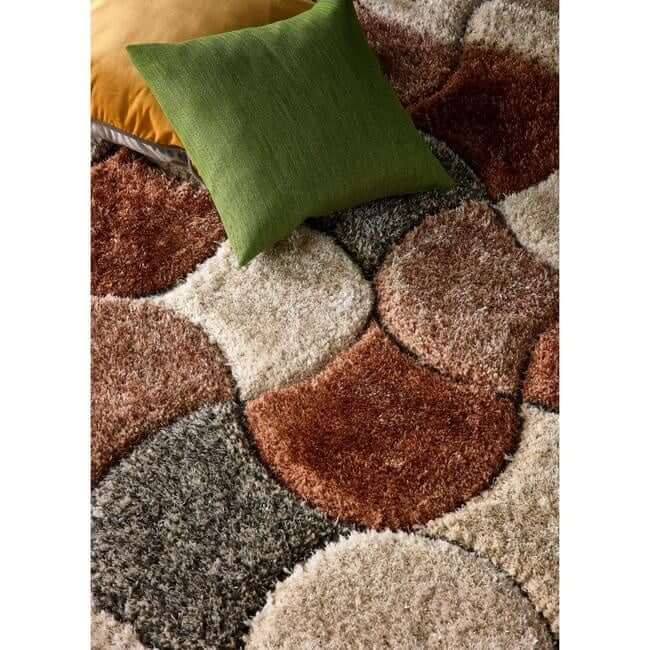 3D Carved Rug Geometric Design - Bargainia.com - 5026134637078 - 3DSCLP_TERRAC_80X150