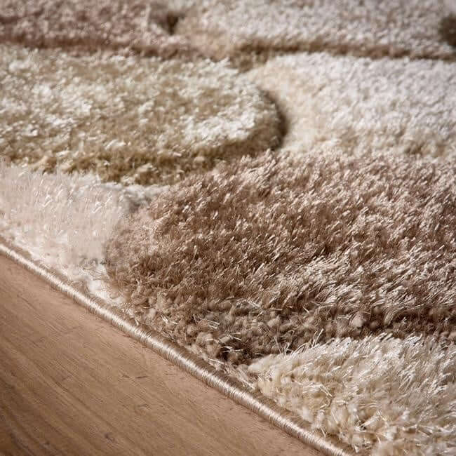 3D Carved Rug Geometric Design - Bargainia.com - 5026134637108 - 3DSCLP_NEUTRL_80X150