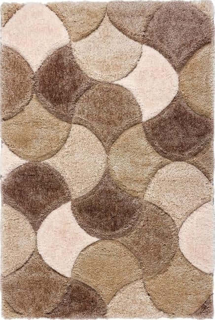 3D Carved Rug Geometric Design - Bargainia.com - 5026134637108 - 3DSCLP_NEUTRL_80X150