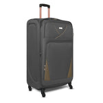 4 - Wheel Suitcase Set Soft Shell Luggage, Set of 4 L,M,S,Cabin - Assorted Colours - Bargainia.com - 