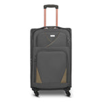 4 - Wheel Suitcase Set Soft Shell Luggage, Set of 4 L,M,S,Cabin - Assorted Colours - Bargainia.com - 