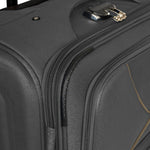 4 - Wheel Suitcase Set Soft Shell Luggage, Set of 4 L,M,S,Cabin - Assorted Colours - Bargainia.com - 