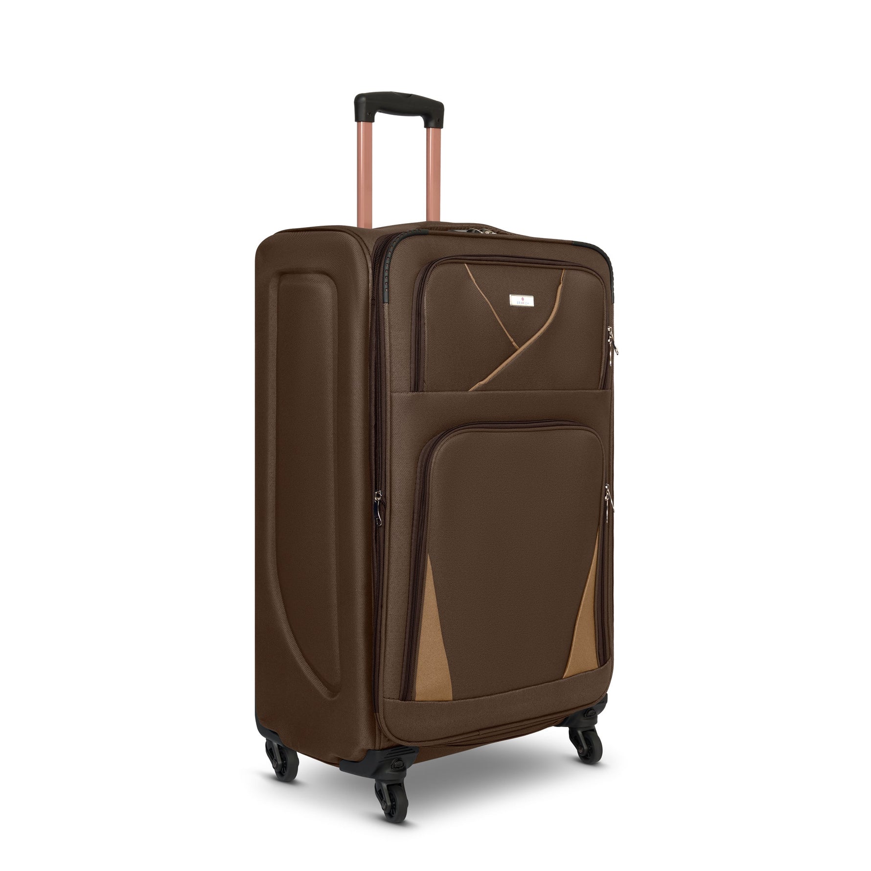 4 - Wheel Suitcase Set Soft Shell Luggage, Set of 4 L,M,S,Cabin - Assorted Colours - Bargainia.com - 