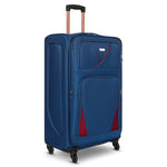 4 - Wheel Suitcase Set Soft Shell Luggage, Set of 4 L,M,S,Cabin - Assorted Colours - Bargainia.com - 