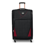 4 - Wheel Suitcase Set Soft Shell Luggage, Set of 4 L,M,S,Cabin - Assorted Colours - Bargainia.com - 
