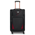 4 - Wheel Suitcase Set Soft Shell Luggage, Set of 4 L,M,S,Cabin - Assorted Colours - Bargainia.com - 