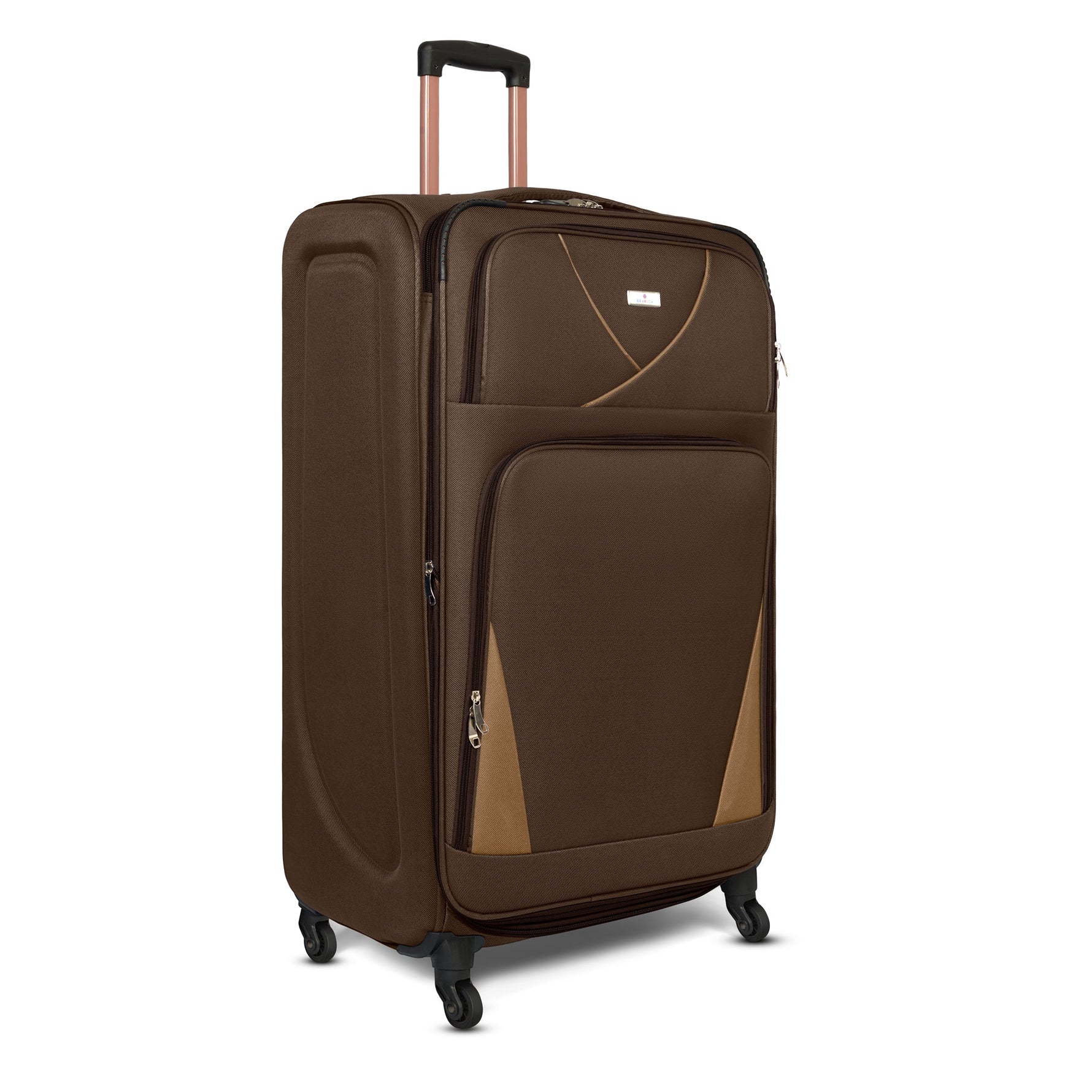 4 - Wheel Suitcase Set Soft Shell Luggage, Set of 4 L,M,S,Cabin - Assorted Colours - Bargainia.com - 