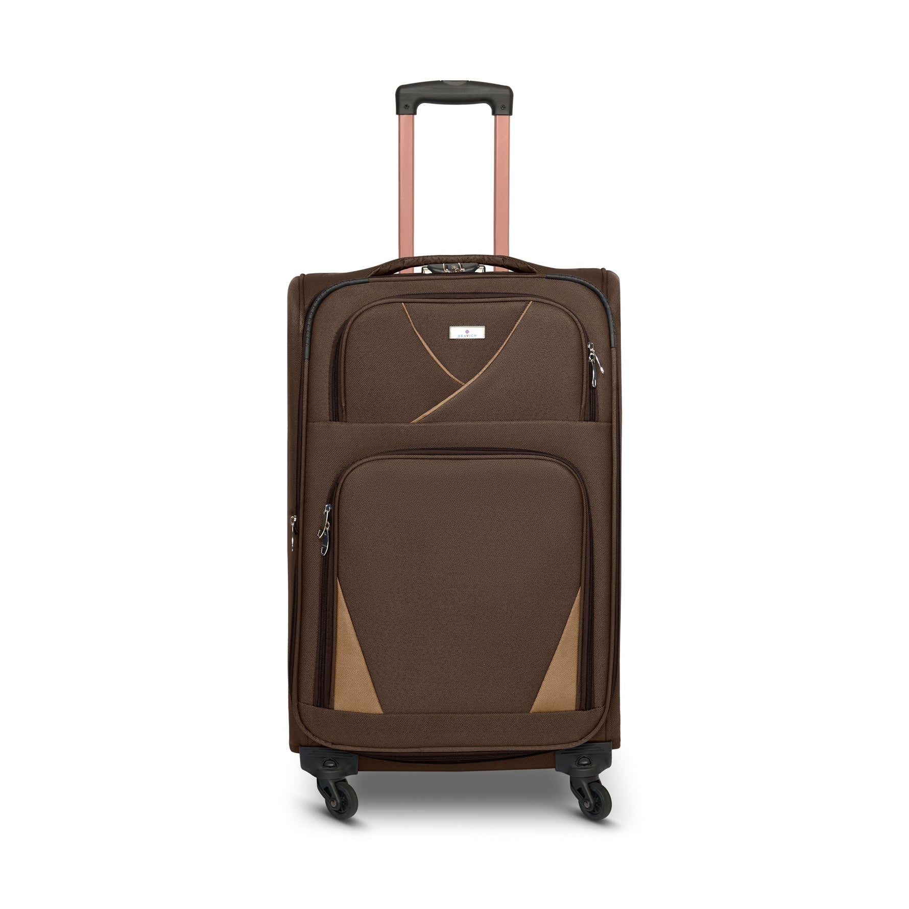 4 - Wheel Suitcase Set Soft Shell Luggage, Set of 4 L,M,S,Cabin - Assorted Colours - Bargainia.com - 