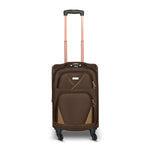 4 - Wheel Suitcase Set Soft Shell Luggage, Set of 4 L,M,S,Cabin - Assorted Colours - Bargainia.com - 