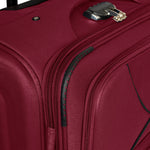 4 - Wheel Suitcase Set Soft Shell Luggage, Set of 4 L,M,S,Cabin - Assorted Colours - Bargainia.com - 