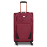 4 - Wheel Suitcase Set Soft Shell Luggage, Set of 4 L,M,S,Cabin - Assorted Colours - Bargainia.com - 