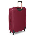 4 - Wheel Suitcase Set Soft Shell Luggage, Set of 4 L,M,S,Cabin - Assorted Colours - Bargainia.com - 