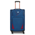 4 - Wheel Suitcase Set Soft Shell Luggage, Set of 4 L,M,S,Cabin - Assorted Colours - Bargainia.com - 