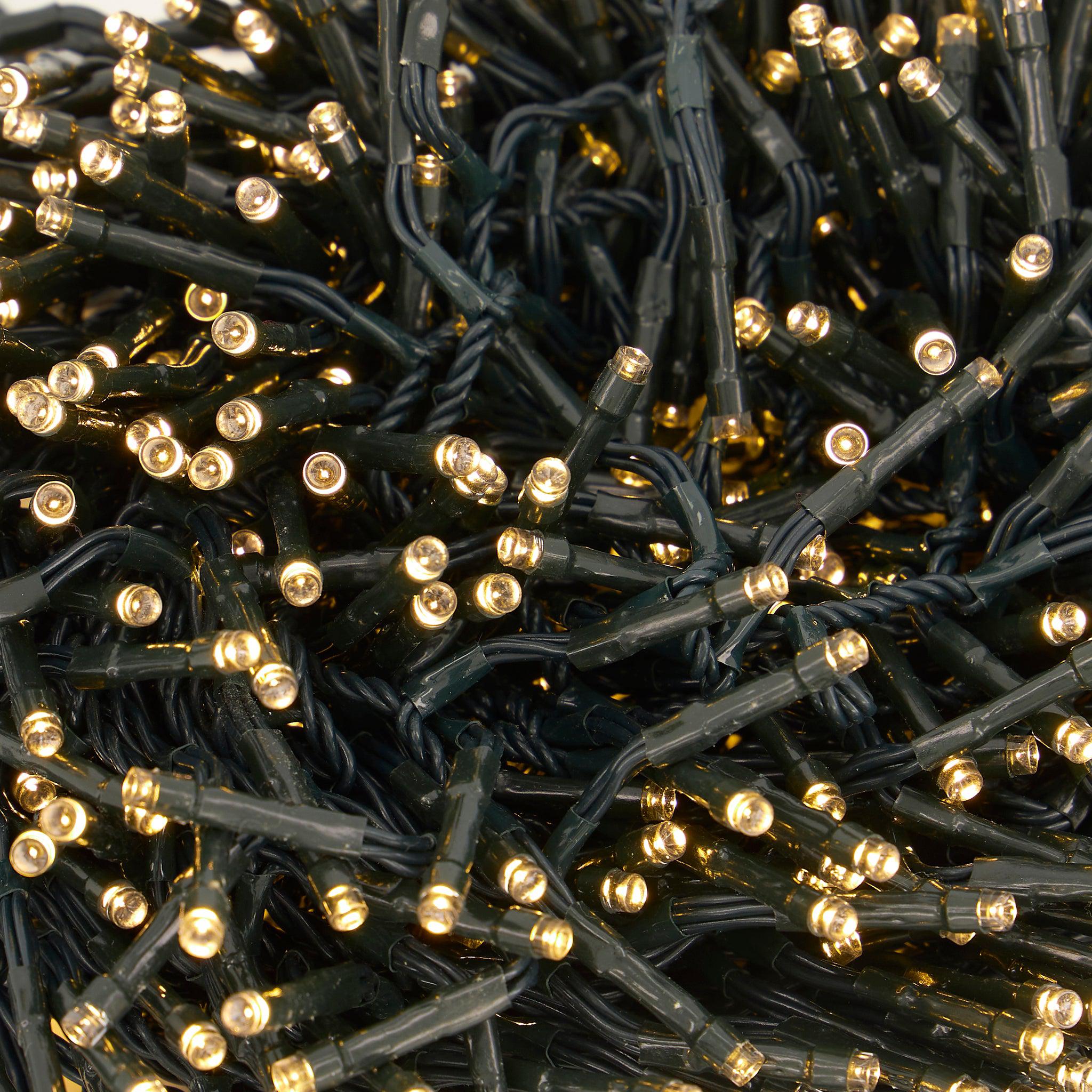 480 LED Cluster Lights Indoor/Outdoor - Warm White - 6m Lighting Clearance