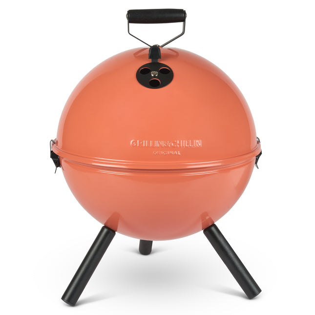 Gusta Grillin 'n' Chillin Table Top BBQ Ball Grill 30.5cm Rose