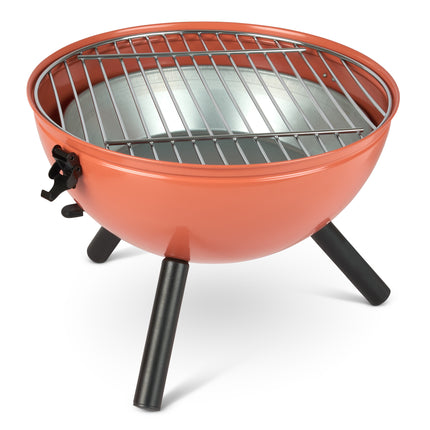 Gusta Grillin 'n' Chillin Table Top BBQ Ball Grill 30.5cm Rose