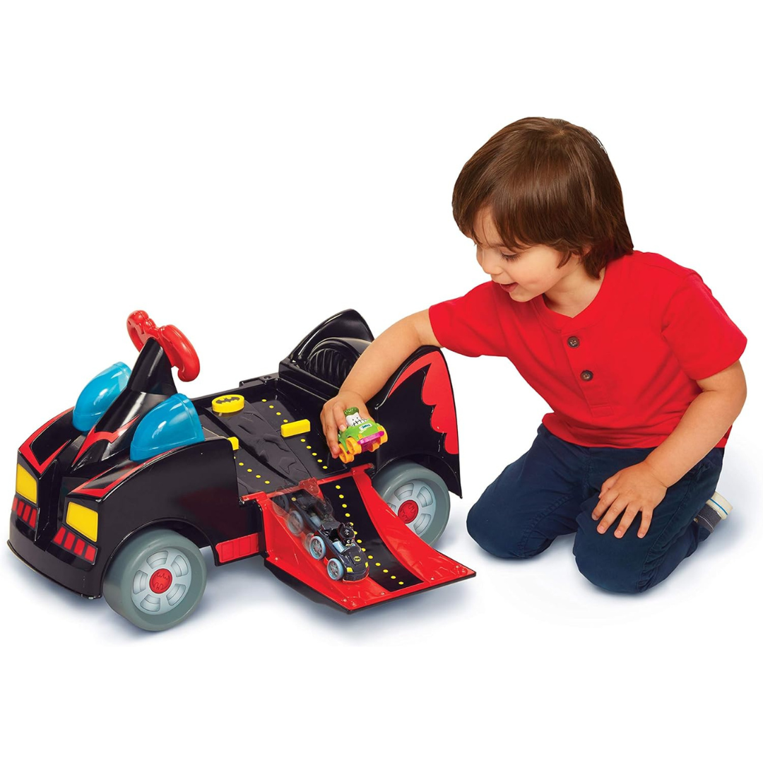 Fisher price dc batman ride outlet on