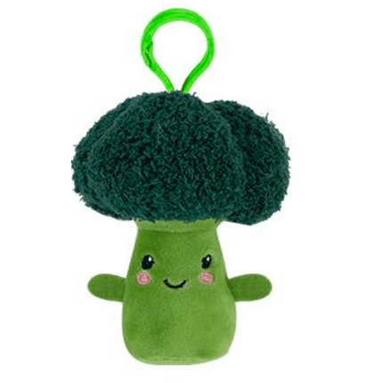 Softlings Foodies Super Soft Veggies Plush Toys Clip On Key Rings