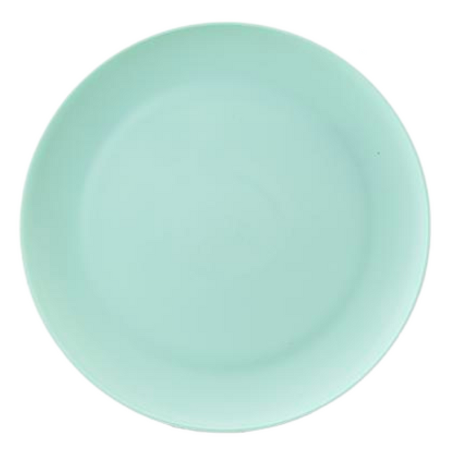 Soft Touch Plastic Plates Assorted Colours-Bargainia.com
