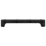 5 - Cube Display Shelf with Boxes Black 103x30x72.5 cm Fabric - Bargainia.com - 
