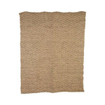 Bosie Beige Woven Chevron Throw