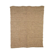 Bosie Beige Woven Chevron Throw