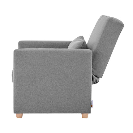 Dahlia Pull Out 1 Seater Single Armchair Bed - Grey-Bargainia.com