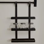 Sorello Matt Black Three Level Hanging Rack