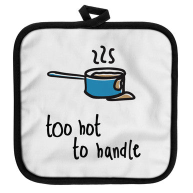 Doodle too hot to handle Pot Holder