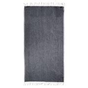 Thread and Loom Black Hammam Towel