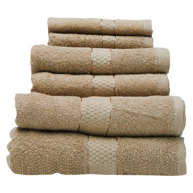 Thread and Loom 6 Piece Warm Sand Towel Set