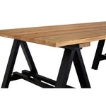 Hampstead Pine Wood And Iron Coffee Table