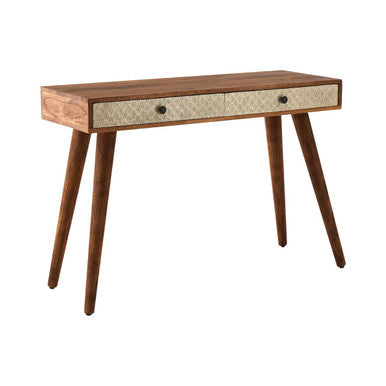 Boho 2 Drawer Acacia Wood Console Table