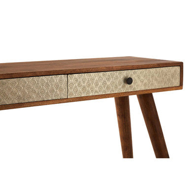 Boho 2 Drawer Acacia Wood Console Table