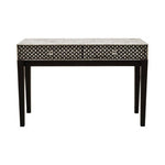Boho Mother Of Pearl Console Table