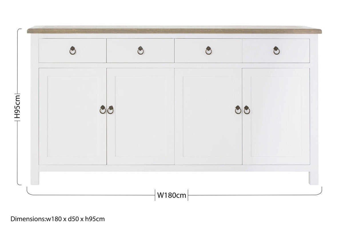 Hampstead Four Door Sideboard